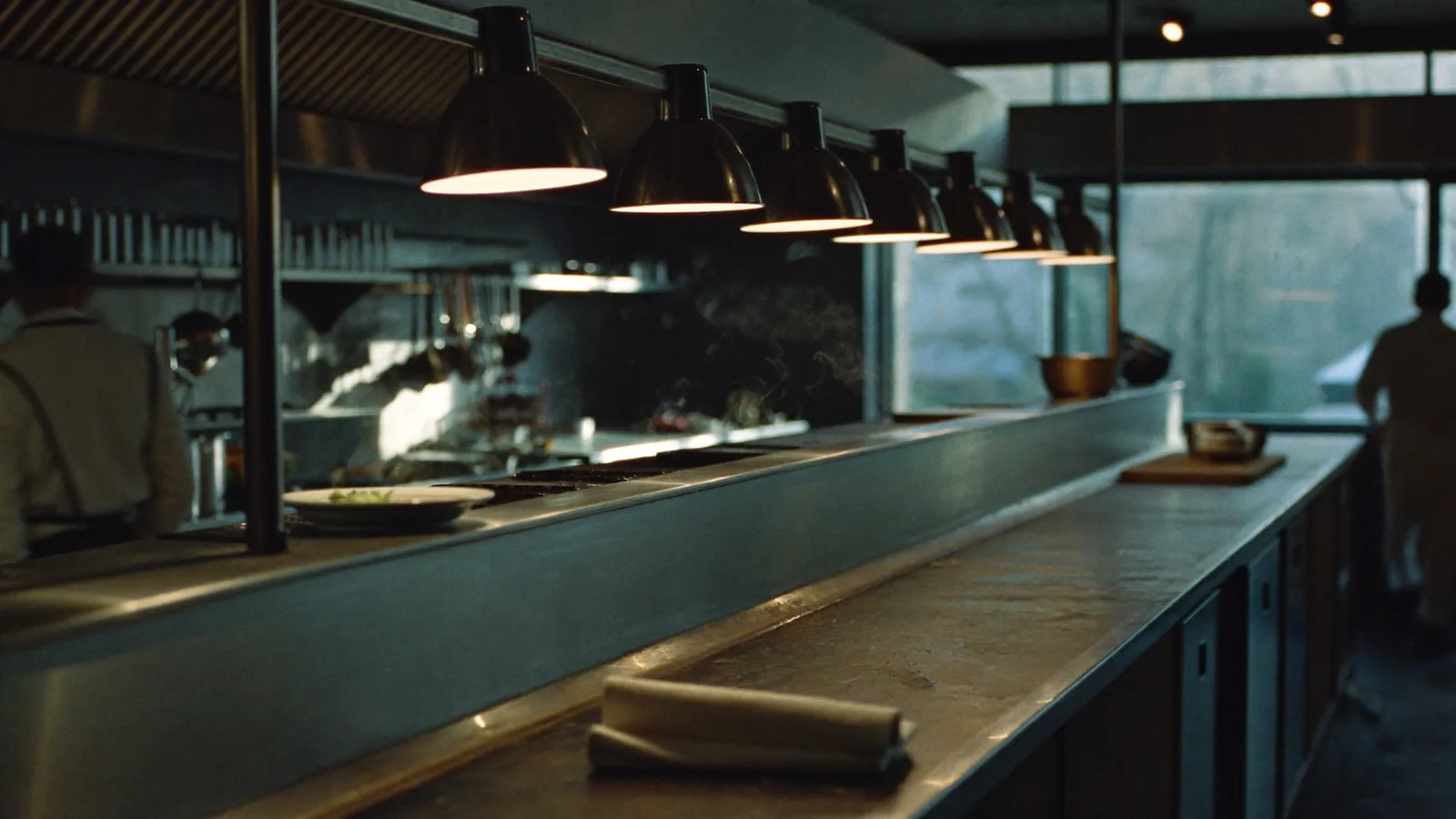 The kitchen pass before service